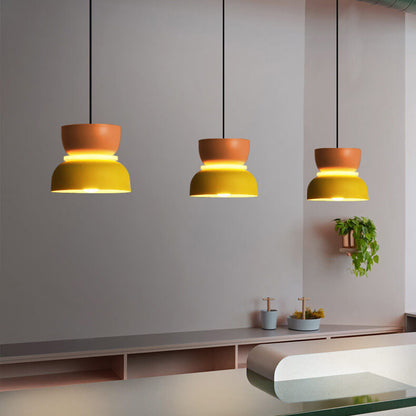 VierraSol | Lámpara Colgante LED Macaron | Diseño de Color Escandinavo