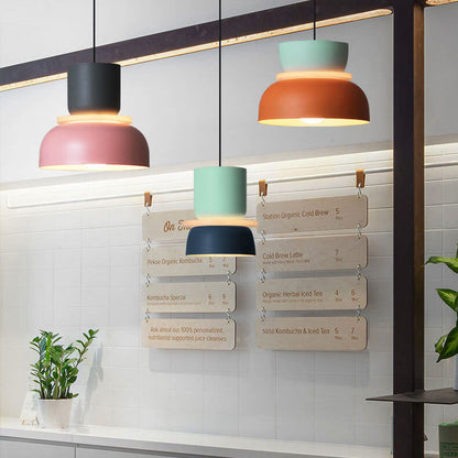 VierraSol | Lámpara Colgante LED Macaron | Diseño de Color Escandinavo