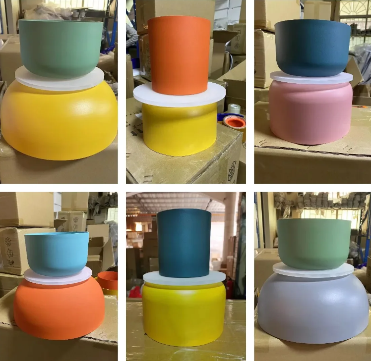 VierraSol | Lámpara Colgante LED Macaron | Diseño de Color Escandinavo