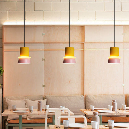 VierraSol | Lámpara Colgante LED Macaron | Diseño de Color Escandinavo