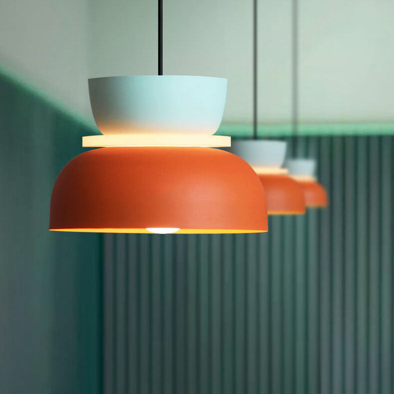 VierraSol | Lámpara Colgante LED Macaron | Diseño de Color Escandinavo