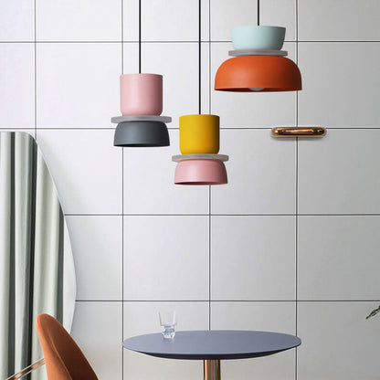 VierraSol | Lámpara Colgante LED Macaron | Diseño de Color Escandinavo