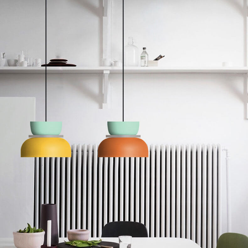 VierraSol | Lámpara Colgante LED Macaron | Diseño de Color Escandinavo