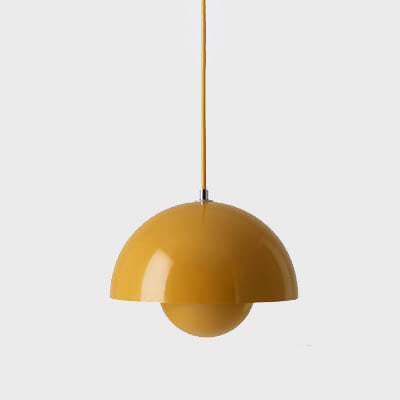 VierraSol | Lámpara Colgante Macaron Semicírculo | Diseño de Cúpula Nórdica
