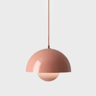 VierraSol | Lámpara Colgante Macaron Semicírculo | Diseño de Cúpula Nórdica