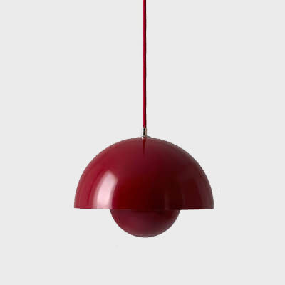 VierraSol | Lámpara Colgante Macaron Semicírculo | Diseño de Cúpula Nórdica