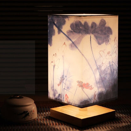 VierraSol | Lámpara de Mesa de Papel | Estilo Japonés Escandinavo | Luz Cálida