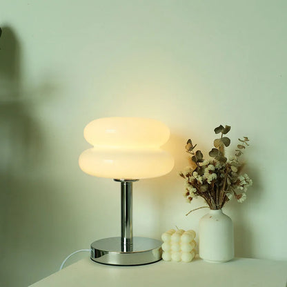 VierraSol | Lámpara de Mesa de Vidrio | Diseño de Luz Nocturna Amigable para Niños