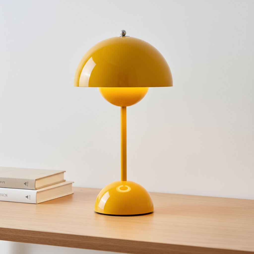 VierraSol | Lámpara de Mesa Escandinava NordicNest | Regulable, Moderna y de Noche
