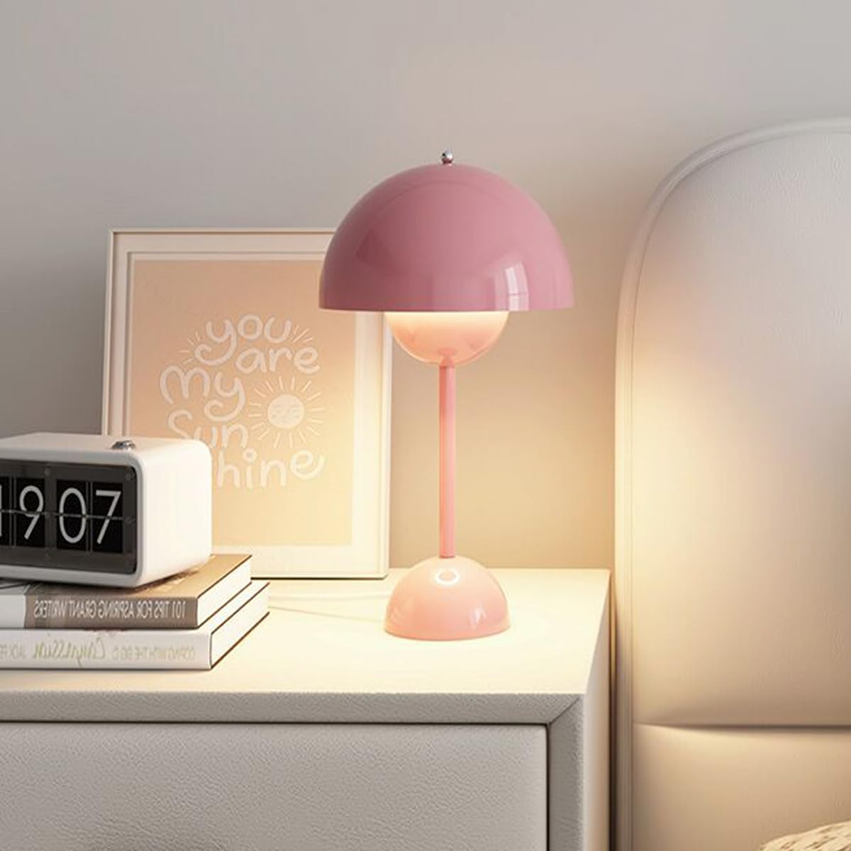 VierraSol | Lámpara de Mesa Escandinava NordicNest | Regulable, Moderna y de Noche
