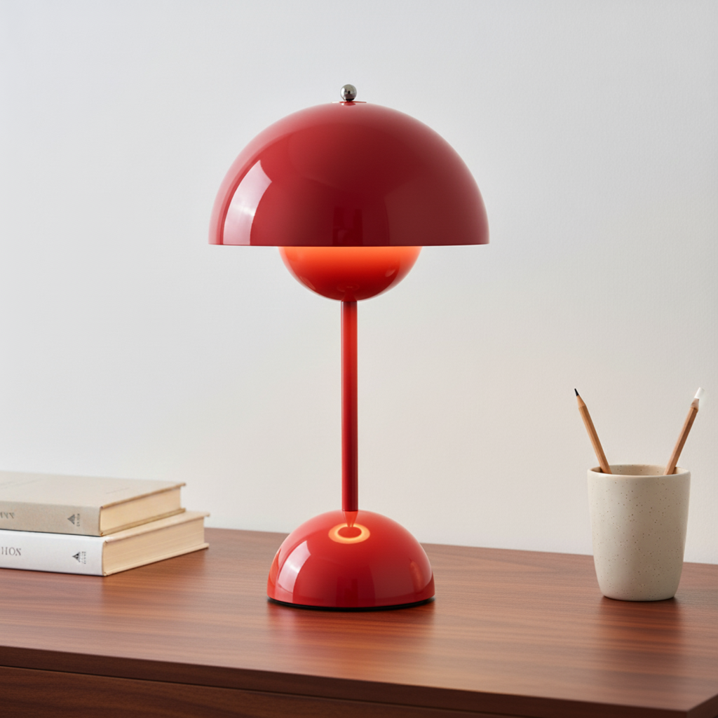 VierraSol | Lámpara de Mesa Escandinava NordicNest | Regulable, Moderna y de Noche