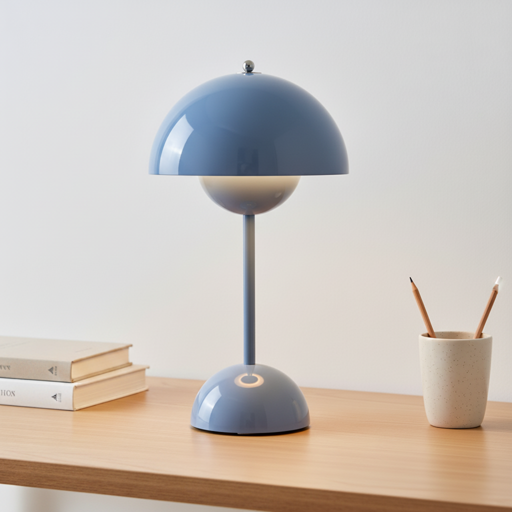 VierraSol | Lámpara de Mesa Escandinava NordicNest | Regulable, Moderna y de Noche