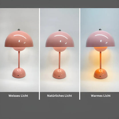 VierraSol | Lámpara de Mesa Escandinava NordicNest | Regulable, Moderna y de Noche