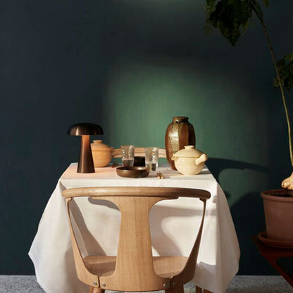 VierraSol | Lámpara de Mesa Inalámbrica | Diseño de Hongo Recargable