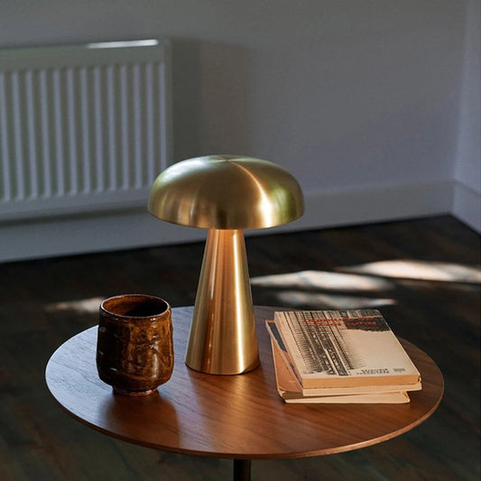 VierraSol | Lámpara de Mesa Inalámbrica | Diseño de Hongo Recargable