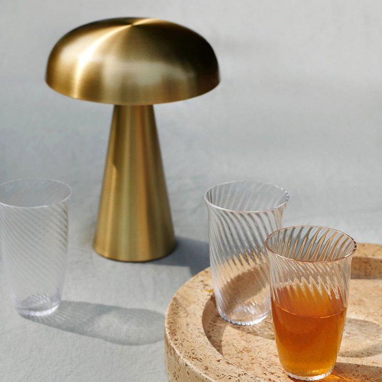 VierraSol | Lámpara de Mesa Inalámbrica | Diseño de Hongo Recargable
