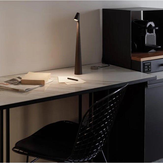 VierraSol | Lámpara de Mesa Inalámbrica LED Minimalista Nórdica
