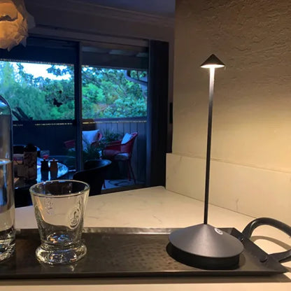 VierraSol | Lámpara de Mesa LED Inalámbrica con Luz Ambiental