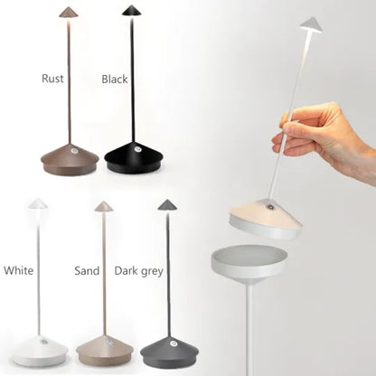 VierraSol | Lámpara de Mesa LED Inalámbrica con Luz Ambiental