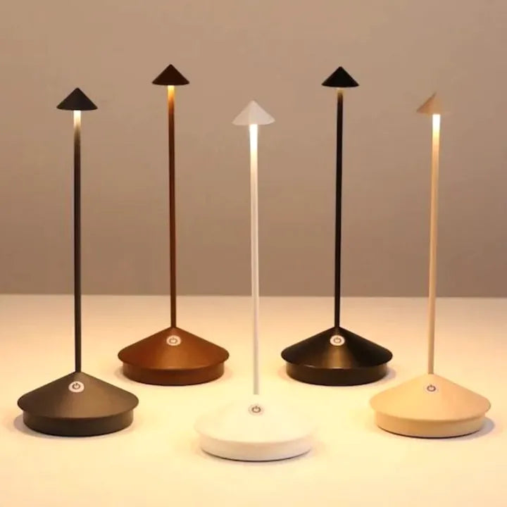 VierraSol | Lámpara de Mesa LED Inalámbrica con Luz Ambiental