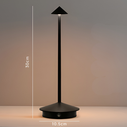 VierraSol | Lámpara de Mesa LED Inalámbrica, Recargable, Iluminación Regulable