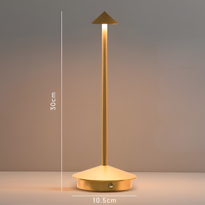 VierraSol | Lámpara de Mesa LED Inalámbrica, Recargable, Iluminación Regulable