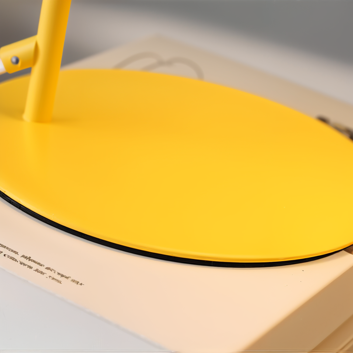 VierraSol | Lámpara de Mesa Macaron - Lámpara de Escritorio Amarillo Nórdico - Lámpara Ajustable