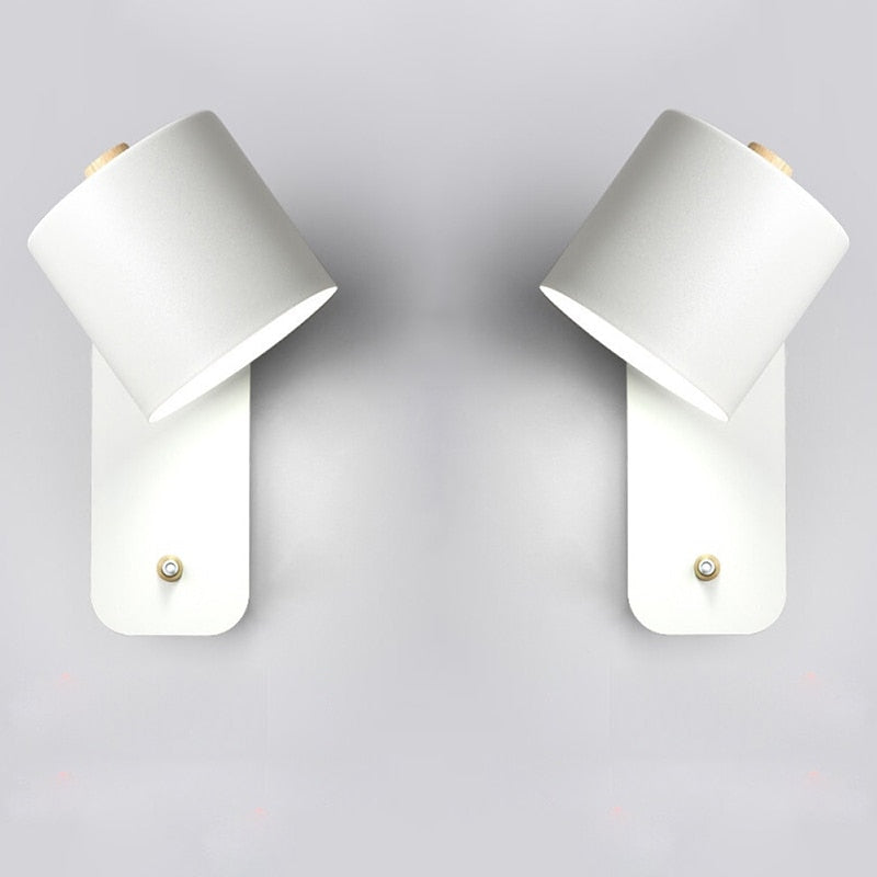 VierraSol | Lámpara de Pared LED con Interruptor | Diseño Moderno de Metal