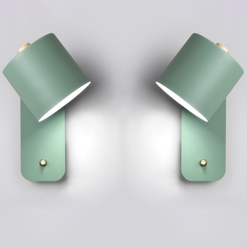 VierraSol | Lámpara de Pared LED con Interruptor | Diseño Moderno de Metal