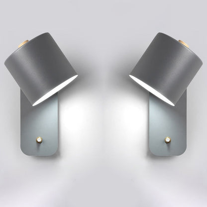 VierraSol | Lámpara de Pared LED con Interruptor | Diseño Moderno de Metal