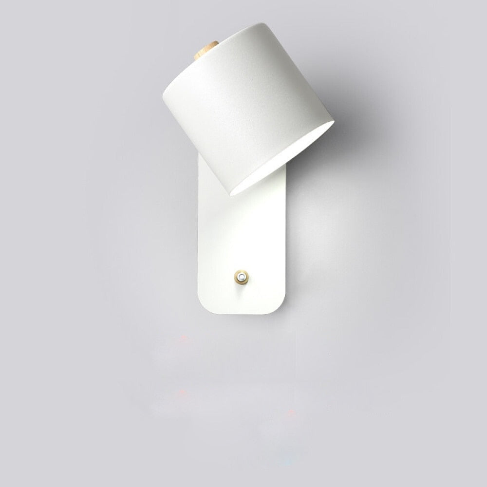 VierraSol | Lámpara de Pared LED con Interruptor | Diseño Moderno de Metal