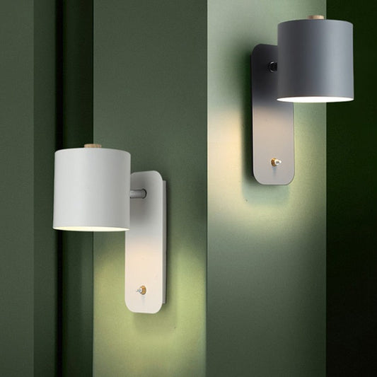 VierraSol | Lámpara de Pared LED con Interruptor | Diseño Moderno de Metal