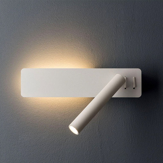 VierraSol | Lámpara de pared LED rotativa para lectura en la cama