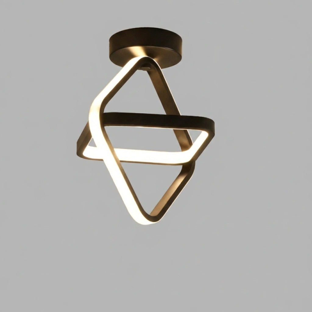 VierraSol | Lámpara de Techo LED Diseño de Doble Anillo Eficiente Energéticamente