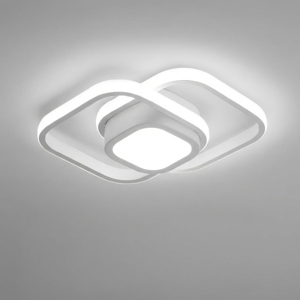 VierraSol | Lámpara de Techo LED Diseño de Doble Anillo Eficiente Energéticamente