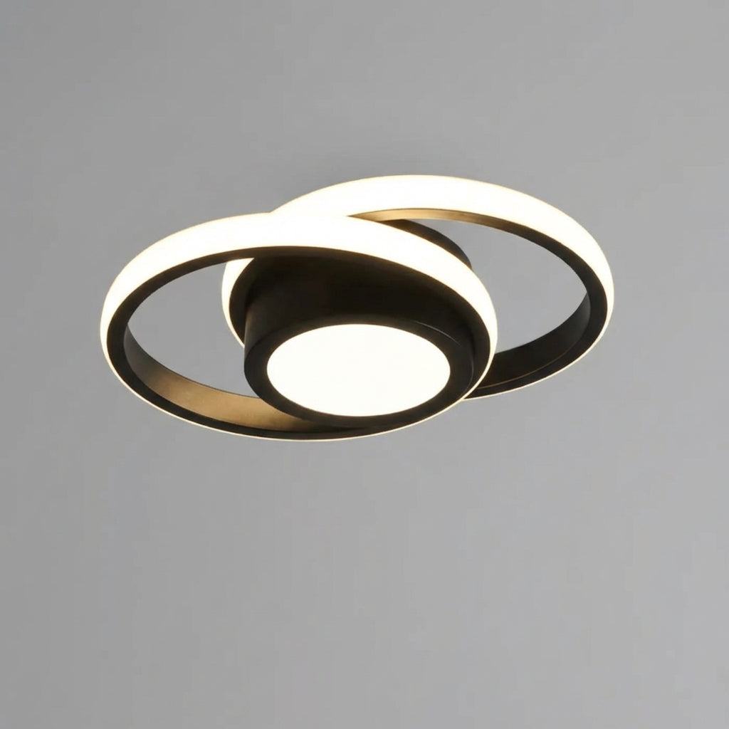 VierraSol | Lámpara de Techo LED Diseño de Doble Anillo Eficiente Energéticamente