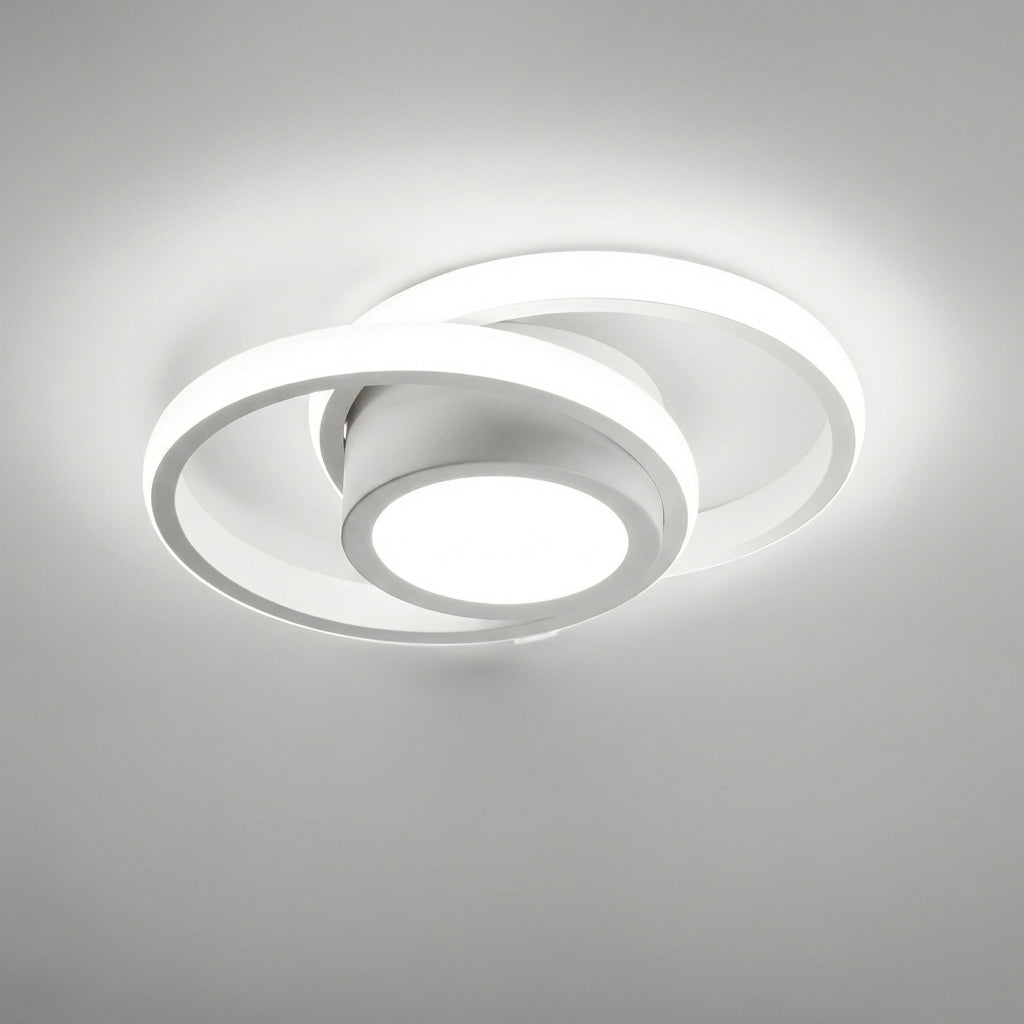 VierraSol | Lámpara de Techo LED Diseño de Doble Anillo Eficiente Energéticamente