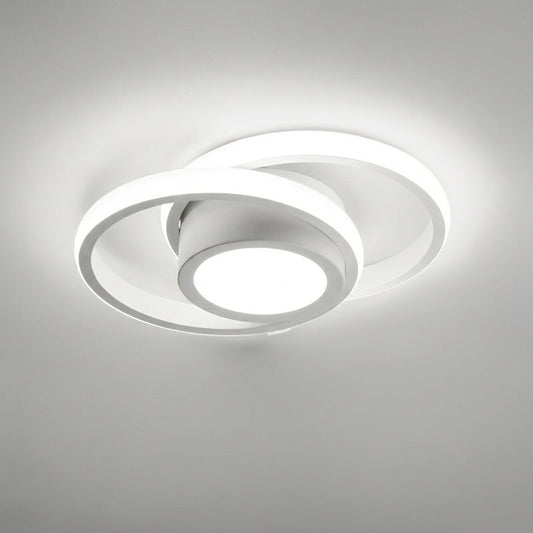 VierraSol | Lámpara de Techo LED Diseño de Doble Anillo Eficiente Energéticamente