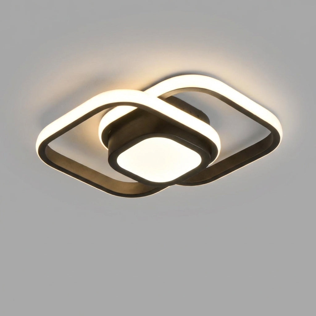 VierraSol | Lámpara de Techo LED Diseño de Doble Anillo Eficiente Energéticamente