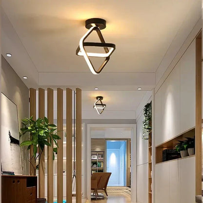 VierraSol | Lámpara de Techo LED Moderna con Diseño de Doble Anillo