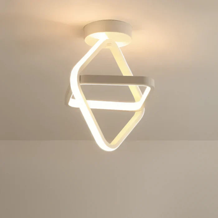 VierraSol | Lámpara de Techo LED Moderna con Diseño de Doble Anillo