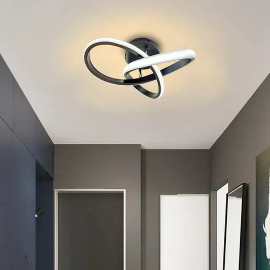 VierraSol | Lámpara de Techo LED Moderna con Diseño de Doble Anillo