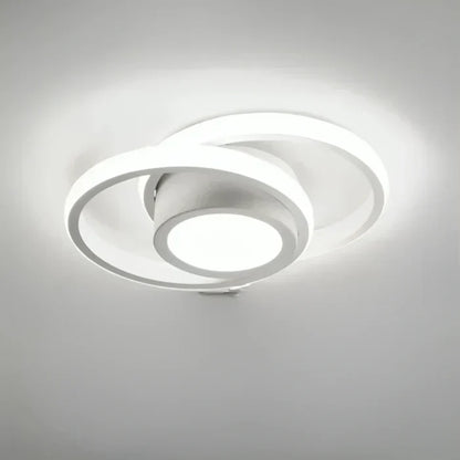 VierraSol | Lámpara de Techo LED Moderna con Diseño de Doble Anillo