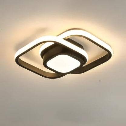 VierraSol | Lámpara de Techo LED Moderna con Diseño de Doble Anillo