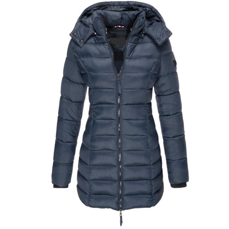 VierraSol La Mejor y Más Acogedora Chaqueta de Invierno con Capucha y Cremallera