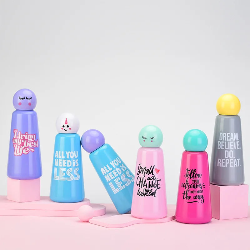VierraSol | LuxDrop - Botella de agua a prueba de fugas que mantiene las bebidas calientes durante 12 horas y frías durante 24 horas