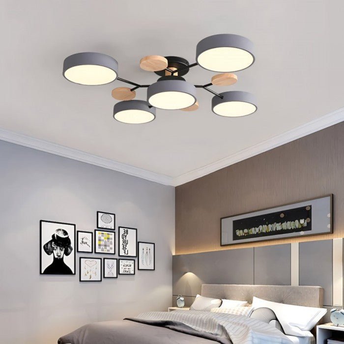 VierraSol | Luz de Techo LED Escandinava | Diseño de Luz Moderna en Ramas