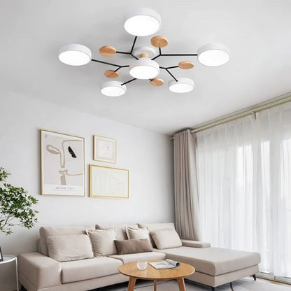VierraSol | Luz de Techo LED Escandinava | Diseño de Luz Moderna en Ramas