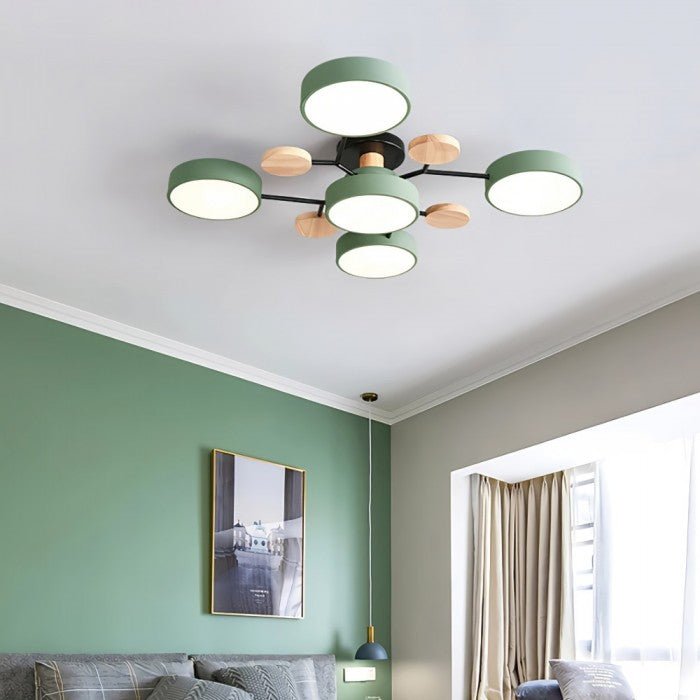 VierraSol | Luz de Techo LED Escandinava | Diseño de Luz Moderna en Ramas