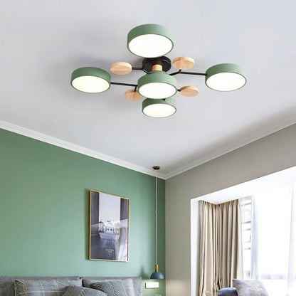 VierraSol | Luz de Techo LED Escandinava | Diseño de Luz Moderna en Ramas